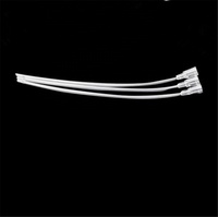 Tubo de Silicona Suave de 13.5cm para Alimentación Oral de Loros, Herramienta para Alimentar Aves