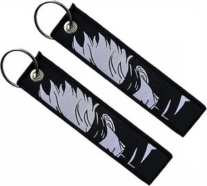 מותחן אימה סרט מפחיד תג מפתח 500 רקמת סילון רקמה ארוגים lanyard מחזיק מפתחות אופנה טבעת מפתח עבור ליל כל הקדושים - Product Image 5