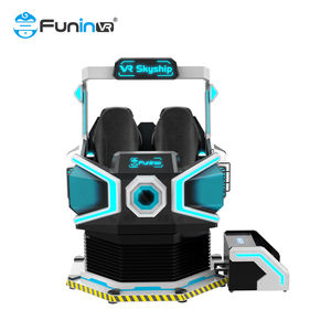 VR skyship 9D VR Simulator 2 chỗ 9D VR roller coaster trò chơi máy mô phỏng trong công viên giải trí - Product Image 2