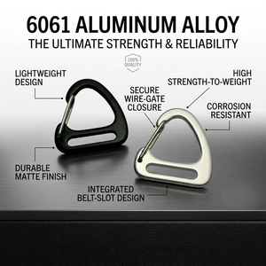 Excelente Hebilla Triangular de Aluminio Aeronáutico de 15 mm para Mochilas y Gancho de Seguridad, Accesorios de Equipaje Ligeros y Modernos - Product Image 1