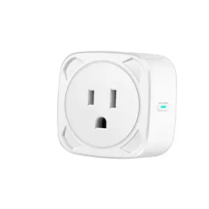 Smart Plug WiFi Outlet Tuya APP Compatible with Alexa and Google Home Wireless Remote Control 2.4GHz Wi-Fi Timer Socket