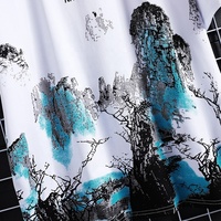 T-shirt à manches courtes en soie glacée pour homme, hauts d'été, t-shirts, impression Harajuku, chemise ample pour homme, chemise de base, haut, vêtements, nouveauté 2023