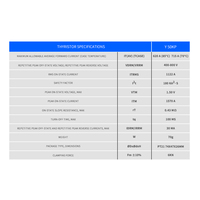Tiristor de Control de Fase KP Y38KPE Y40KPE Y45KPE Y50KPE Y60KPE Kt54CT Y38KPE Y40KPE Y45KPE Y50KPE Y60KPE