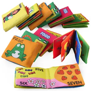 Livre en tissu doux pour enfants apprenant des jouets cognitifs
