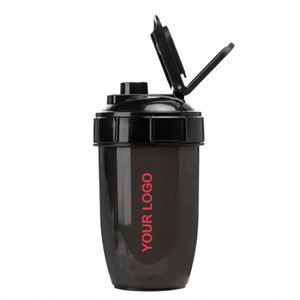 Bouteille de shaker de protéines pour le sport et la gym, 500 ml, sans BPA, en plastique, avec logo personnalisé, article promotionnel marketing - Product Image 1