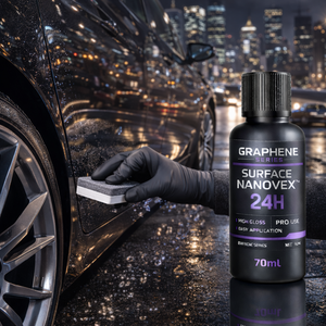 GRAPHONEX Nanovex 24H Revêtement céramique au graphène 60µm d'épaisseur Haute brillance Durabilité ultime (70ml) Fonction auto-réparatrice 10 ans - Product Image 5
