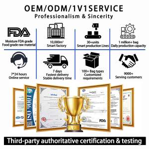 Bolsas Holográficas Personalizadas con Efecto Metálico y Superficie Mate, Bolsas con Cierre de 3.5 y <span class=keywords><strong>8</strong></span> Pulgadas, a Prueba de Olores, para Juguetes, Cereales, etc. - Product Image 6