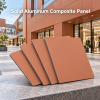 Panneau composite en aluminium massif bordeaux 3 mm 4x8 pieds pour revêtement d'armoires de cuisine