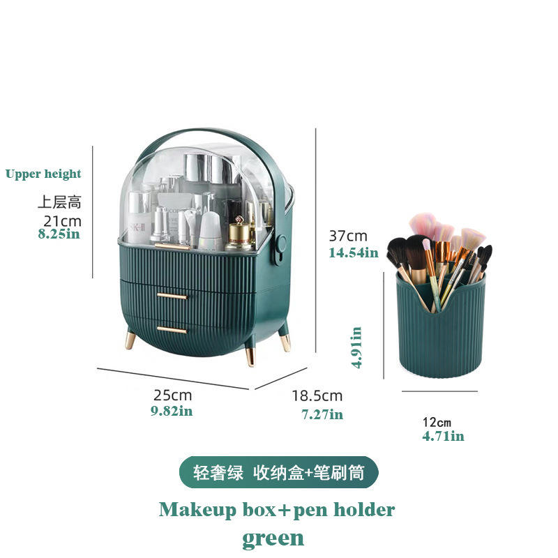 Boîte de maquillage blanche de luxe, porte-stylo, boîte à rouge à lèvres