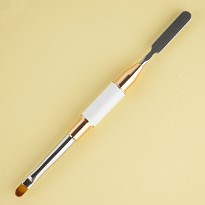 Pinceau double embout en nylon pour nail art, stylo applicateur pour gel UV acrylique, extension, spatule de modelage, outil de manucure - Product Image 4