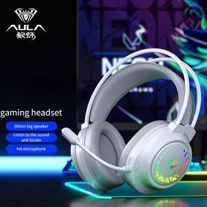 Auriculares Aula S611 con Sonido Envolvente, Auriculares Ligeros con Cable, Auriculares para Juegos RGB con Micrófono para <span class=keywords><strong>PC</strong></span>/PLAYSTATION/SWITCH - Product Image 2