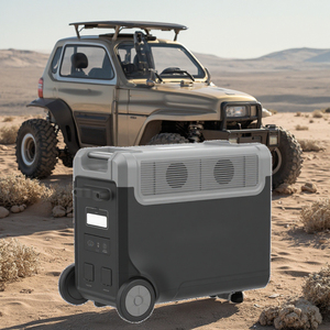 Trạm điện di động 10KW Trạm điện 3600W Trạm điện di động với bảng điều khiển năng lượng mặt trời - Product Image 1