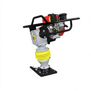Máy đầm rung cầm tay nhỏ, máy đầm tác động thẳng đứng, máy đầm đường chạy xăng điện diesel, mô-men xoắn tải trọng cao, bảo hành 1 năm - Product Image 1