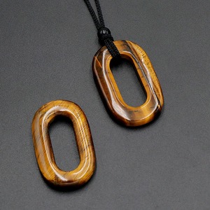 Anillo en forma de O, <span class=keywords><strong>collar</strong></span> con colgante de piedras preciosas de donut de cristal curativo, <span class=keywords><strong>amuleto</strong></span> curativo, <span class=keywords><strong>amuleto</strong></span> de la suerte, <span class=keywords><strong>collar</strong></span> de piedra de ágata de Jade de <span class=keywords><strong>cuarzo</strong></span> <span class=keywords><strong>rosa</strong></span> - Product Image 5
