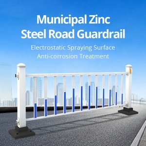 Highways Urban Road <strong>Guardrails</strong> Temporary Traffic <strong>Barrier</strong> Safety Fence Municipal Zinc Steel <strong>Guardrail</strong> - Product Image 2