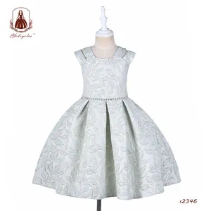 Vêtements pour enfants de 5 à 9 ans, fleur enfants fille robe de bal de mariage élégante princesse robe de soirée de luxe pour filles/