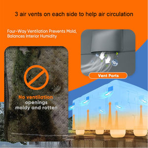 Heavy Duty 5 couches Protection contre la <span class=keywords><strong>neige</strong></span> RV couverture coupe-vent classe C camping-car avec des patchs de réparation adhésifs - Product Image 5