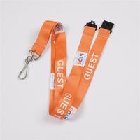 CH Wholesale Sublimation Printing Polyester Lanyards With Logo Custom Certification Keychain OEM ODM ECO Promotion Event Gifts