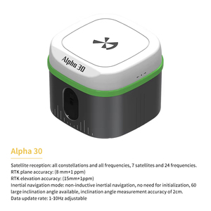 อุปกรณ์สำรวจ Alpha 30 GNSS RTK พร้อมระบบ IMU คุณภาพสูง สำหรับงานก่อสร้าง การทำแผนที่ภูมิประเทศ และการวัดค่าทางภูมิศาสตร์ - Product Image 1