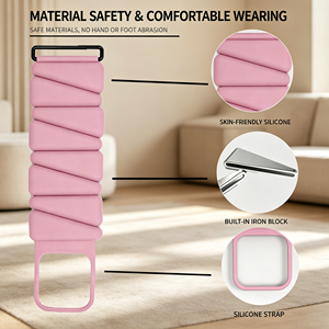 Bracelet lesté en silicone triangulaire pour femme, multicolore, pour yoga et fitness (1 kg, direct usine) - Product Image 3