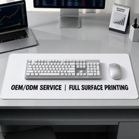 Tapis de souris sans fil de marque privée Ideskmat, compatible avec les tapis de souris à impression haute résolution pour bureaux d'ordinateur