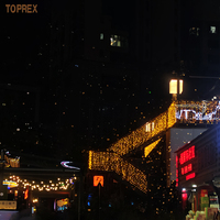 Haute qualité rvb LED fée noël guirlande lumineuse plein fil de cuivre caoutchouc encastré extérieur éclairage décoratif décoratif