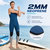 Combinaison de plongée sans manches en néoprène OEM pour homme, idéale pour le surf, le triathlon, le kayak et la planche à pagaie