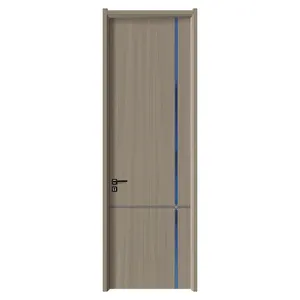 Waterproof Modern Design Interior Room Plastic Composite Wpc Door For House