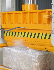 Séparateur de pierre hydraulique automatique pour granit marbre découpeuse hydraulique à visage naturel avec composants de base-pompe à moteur à vendre - Product Image 6