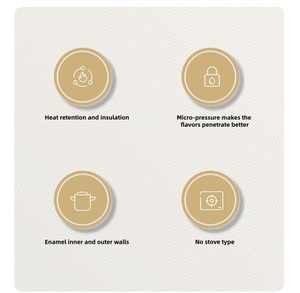 <span class=keywords><strong>Olla</strong></span> a Presión <span class=keywords><strong>de</strong></span> <span class=keywords><strong>Hierro</strong></span> Esmaltado Ecológica <span class=keywords><strong>de</strong></span> Gran Capacidad (6L) y Tamaño Personalizado (26cm), con Revestimiento <span class=keywords><strong>de</strong></span> Vidrio, a Prueba <span class=keywords><strong>de</strong></span> Explosiones y con Micro Presión - Product Image 3