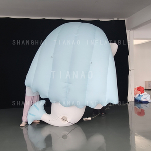Cartone animato gonfiabile animale gonfiabile Merlion gigante <span class=keywords><strong>gatto</strong></span> gonfiabile dalla <span class=keywords><strong>coda</strong></span> di pesce per la decorazione o gli eventi - Product Image 6