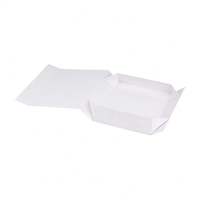 Boîte d'emballage en carton rigide personnalisée avec logo, petite boîte blanche en carton ondulé pour envoi postal en gros