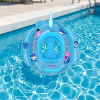 Bouée gonflable pour bébé avec siège, siège flottant rond pour nourrisson, bouée aquatique pour tout-petit pour la plage