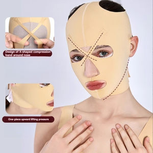 لفافة ضاغطة مرنة للوجه بعد العمليات الجراحية، قابلة للتنفس، مصنوعة من السباندكس، غطاء مرن للوجه، حزام للتحكم في البطن للنساء - Product Image 2