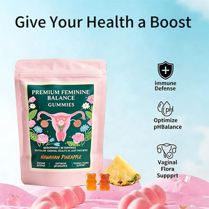 Gomitas Probióticas de Piña y Arándano para Mujeres, Marca Privada, para la Salud Vaginal y el Equilibrio del pH - Gomitas Premium para el Equilibrio Femenino - Product Image 4