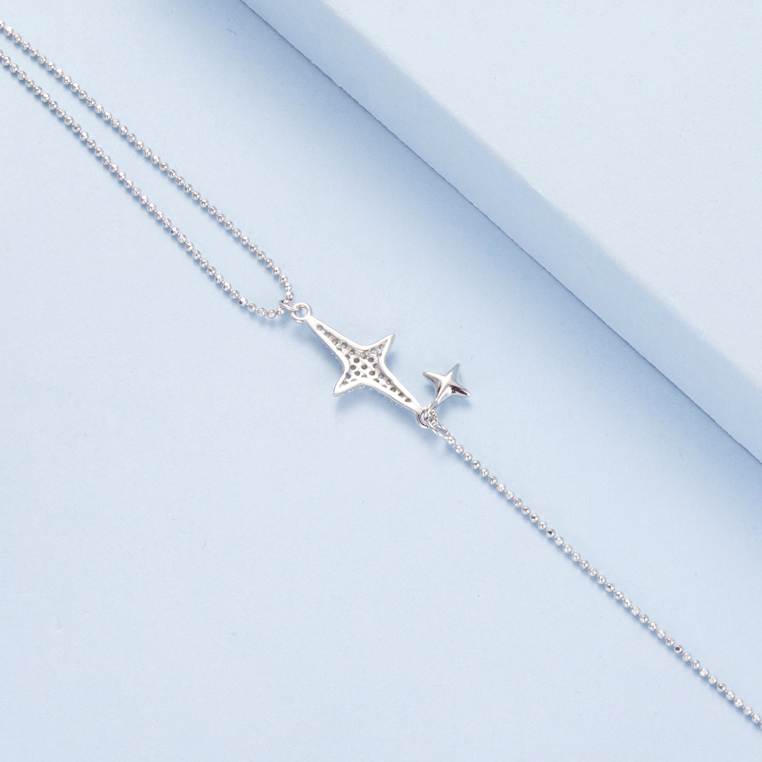925 Sterling Silver Starlight Bracelet for Women Adjustable
