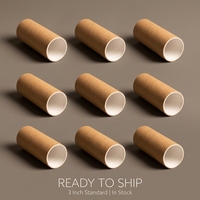 Tube en carton kraft de qualité alimentaire, boîte cylindrique, revêtement UV, personnalisable, recyclable, crème pour le visage, café, thé, huiles essentielles