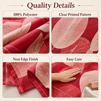 Ensemble de rideaux et nappes de cuisine de luxe sur mesure, assortis, avec cantonnière, 5 pièces pour le salon