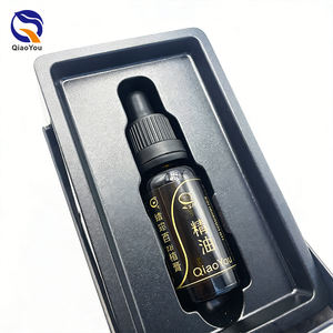 Envase de Cartón con Blíster para Botella de 5 ml, Color Negro de Lujo con Detalles en Dorado, Directo de Fábrica - Product Image 2