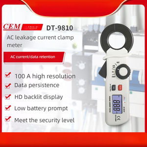 เครื่องตรวจจับการรั่วไหลของไฟฟ้า <span class=keywords><strong>CEM</strong></span>, เครื่องวัดกระแสไฟฟ้าอัตโนมัติ, แคลมป์มิเตอร์, มัลติมิเตอร์แบบดิจิตอล DT9810 - Product Image 2