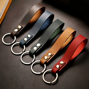 <b>Leather</b> <b>Key</b> <b>Chain</b> Wholesale <b>Key</b> <b>Chain</b> Accessories Luxury Metal Hook Wrist Strap <b>Leather</b> <b>Key</b> <b>Chain</b> Custom Logo <b>Leather</b> Keychain - Product Image 2