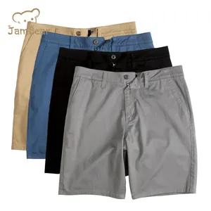 Pantalones cortos de bambú orgánico para hombre, Pantalón Chino de longitud media, respetuoso con el medio ambiente