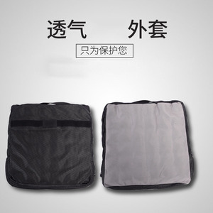 Coussin de siège gonflable 3D Airbag TPU pour fauteuil roulant, protection contre les escarres, noir - Product Image 1