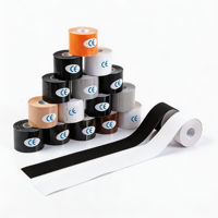 Bande de kinésiologie pour sports de compétition – Plusieurs largeurs disponibles (5 cm x 5 m) – Bande de soutien pour thérapie sportive