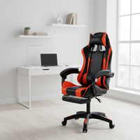 Chaise de jeu ergonomique moderne, chaise d'ordinateur pivotante populaire avec fonction rotative, pliable pour la maison et le bureau
