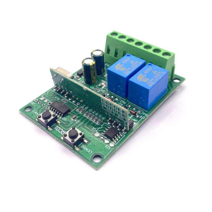 433mhz Receiver Module Gate Universal 433MHz RF Remote Control Receiver Automatic 2-Channel ...