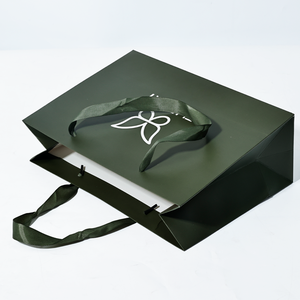 Biểu tượng tùy chỉnh túi giấy cửa hàng mua sắm Túi vải có in logo để đóng gói quà tặng vải - Product Image 3