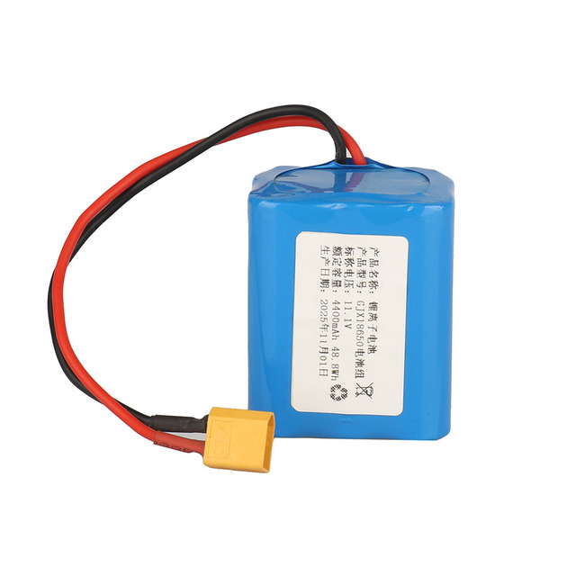 3S 2P 18650 Lithium-ion Battery Pack for Massage Gun Triangular & Square Design 12V 10Ah LiNiMnCoO2 Cathode 5-Year Warranty