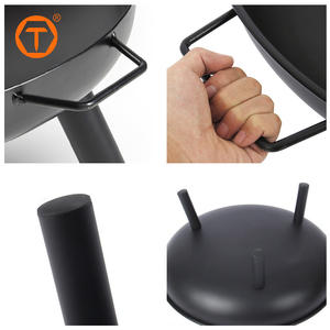 Camping Cour BBQ Extérieur Brûleur à bûches Brasier Extérieur Patio Heater Fire Pits Bowl Round Firepit for Bonfire Picnic - Product Image 4