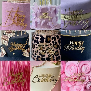 Honey And Sweetness Acrylic <b>Cake</b> Side <b>Decoration</b> 1.3mm Thick Birthday Party <b>Supplies</b> <b>Cake</b> Plugin - Product Image 5